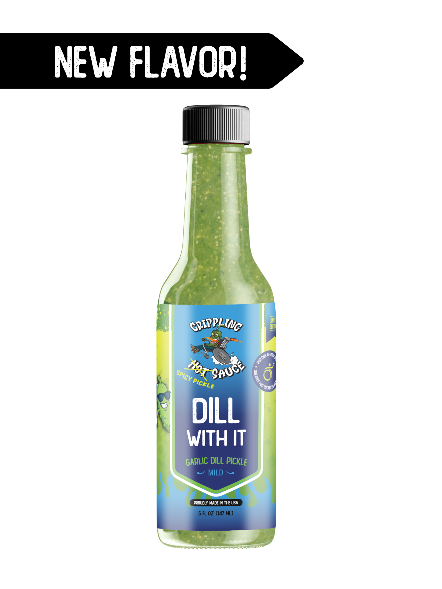 Dill With It (Mild) | Garlic Dill Pickle | Limited-Edition Hot Sauce